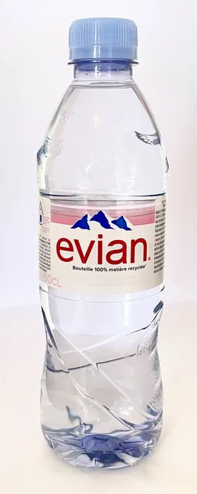 Evian still mineral water — wholesale export stock